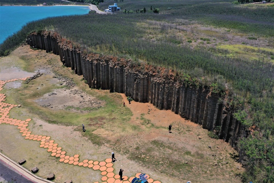 Daguoye Columnar Basalt-Look down