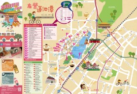 蓮池潭旅遊導覽地圖(高雄旅遊網提供)