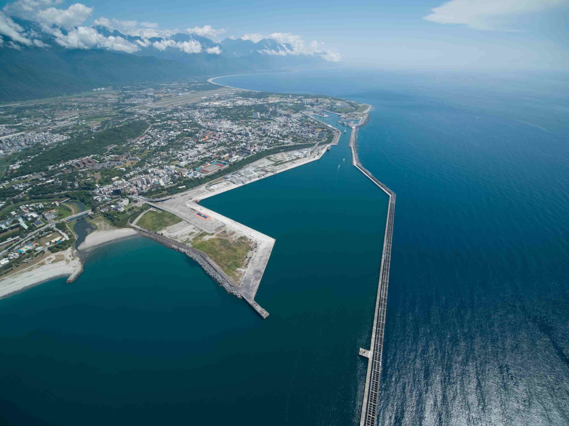 Port of Hualien (aerial photography)