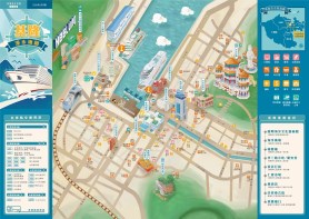 基隆港漫遊地圖(出自基隆旅遊網)